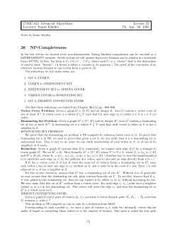 26 NP-Completeness