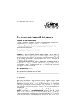 Two-person repeated games with finite automata
