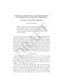 Silver`s theorem