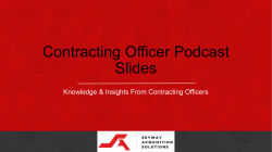 060 &ndash; Who Are the Key Players?