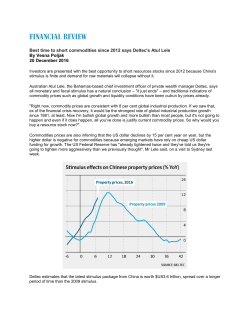 Best time to short commodities since 2012 says