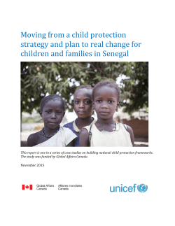 Moving from a child protection strategy and plan to real