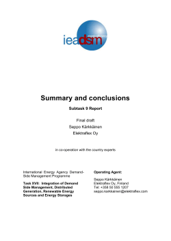 Subtask 9 Summary final draft