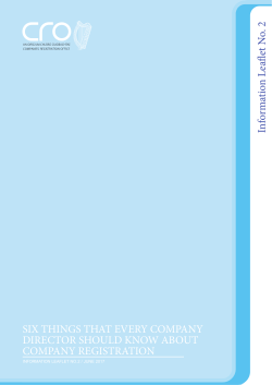 Leaflet 2 - Six things every director should know