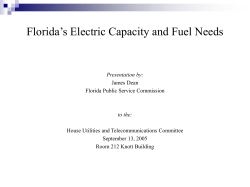 Interstate Pipeline Facilities State of Florida