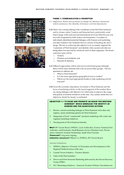 EDAW Strategy 3c - West Somerset Council