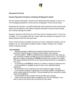 Permanent Full-Time General Operatives Positions at Keelings St