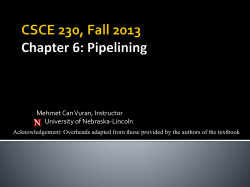 Chapter 6 - part 1 - UNL CSE