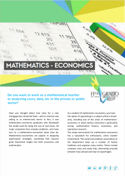 Do you want to work as a mathematical teacher or