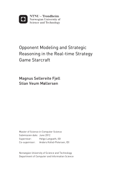 Opponent Modeling and Strategic Reasoning in the Real