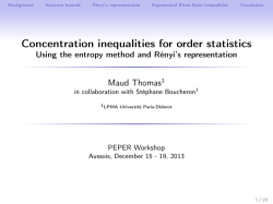 Concentration inequalities for order statistics