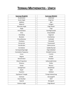 TERMAU MATHEMATEG MATHEMATIC TERMS File