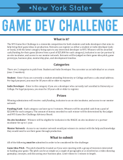 GAME dev CHALLENGE