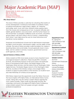 BA History - EWU Access Home