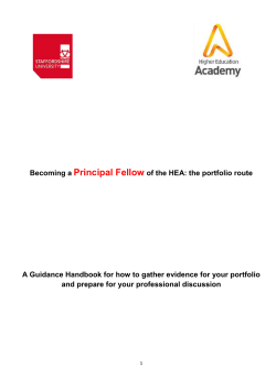 Principal Fellow - Staffordshire University Blogs