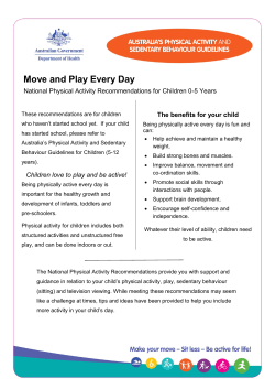 Move and Play Every Day