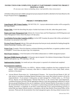 Project Proposal Form