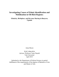 Anna Moore - Yale Political Science