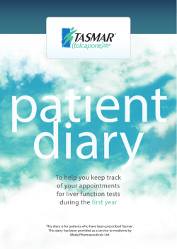 To help you keep track of your appointments for liver