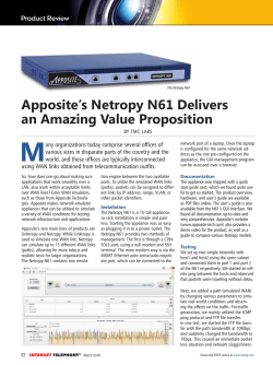 Apposite`s Netropy N61 Delivers an Amazing Value Proposition