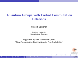 Quantum Groups with Partial Commutation Relations