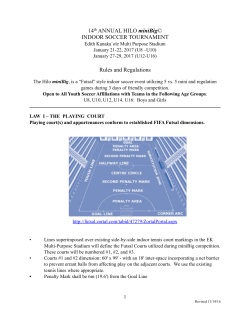 Regulations 2017.pages - the Hilo miniBig Indoor Soccer Tournament