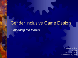 Gender Inclusive Game Design: