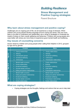 Stress Management and Positive Coping (docx