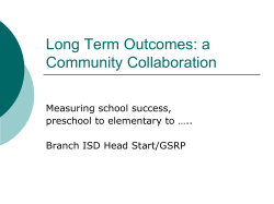 Branch Head Start Data