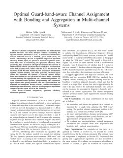 Optimal Guard-band-aware Channel Assignment with