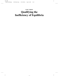 Qualifying the Inefficiency of Equilibria