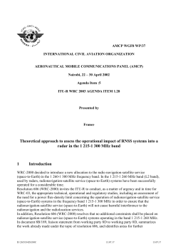 Theoretical approach to assess the operational impact of