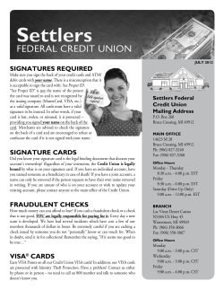 signatures required signature cards fraudulent checks visa&reg; cards