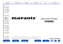 SA8005 - Marantz US | Home