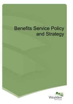 Benefits Service Policy and Strategy