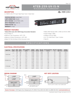 KTEB-259-UV-IS-N - Keystone Technologies
