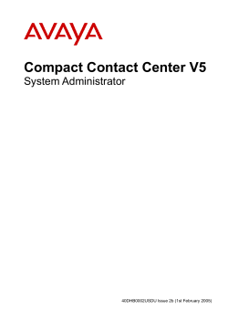 CCC System Administrator`s Manual