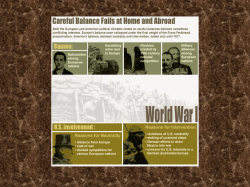 The Great War - Oakland Schools Moodle