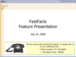 Slide 1 - FastFacts
