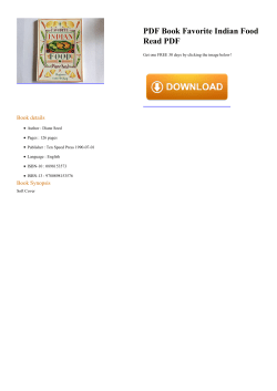 PDF Book Favorite Indian Food Read PDF
