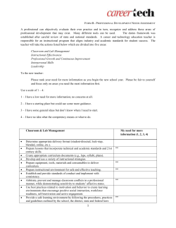 Form B - Oklahoma Department of Career and Technology Education