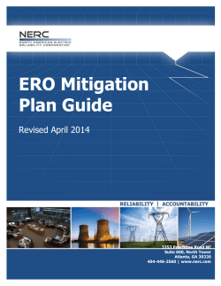 ERO Mitigation Plan Guide