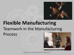 Manufacturing Teams