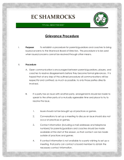 Grievance Document