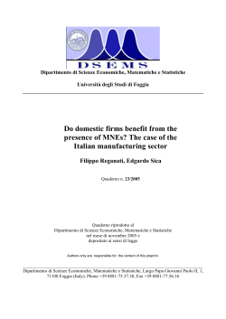 Do domestic firms benefit from the presence of MNEs? The case of