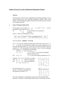 k(k-1) are a facet defining inequalities for PLOn