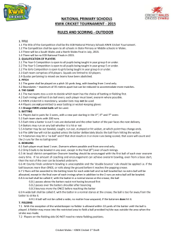 rules - Cefn Cribwr Primary School