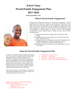 NEW School-Parent-Family Engagement Template