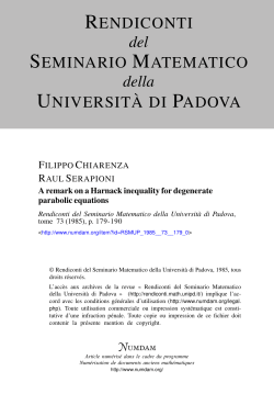 A remark on a Harnack inequality for degenerate