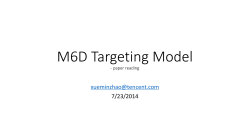 M6D Targeting Model